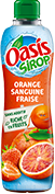 Bouteille de sirop Oasis Orange
 Sanguine Fraise